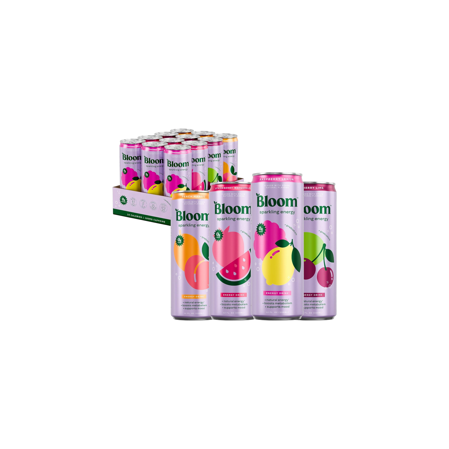 Bloom Nutrition Sparkling Energy Drink