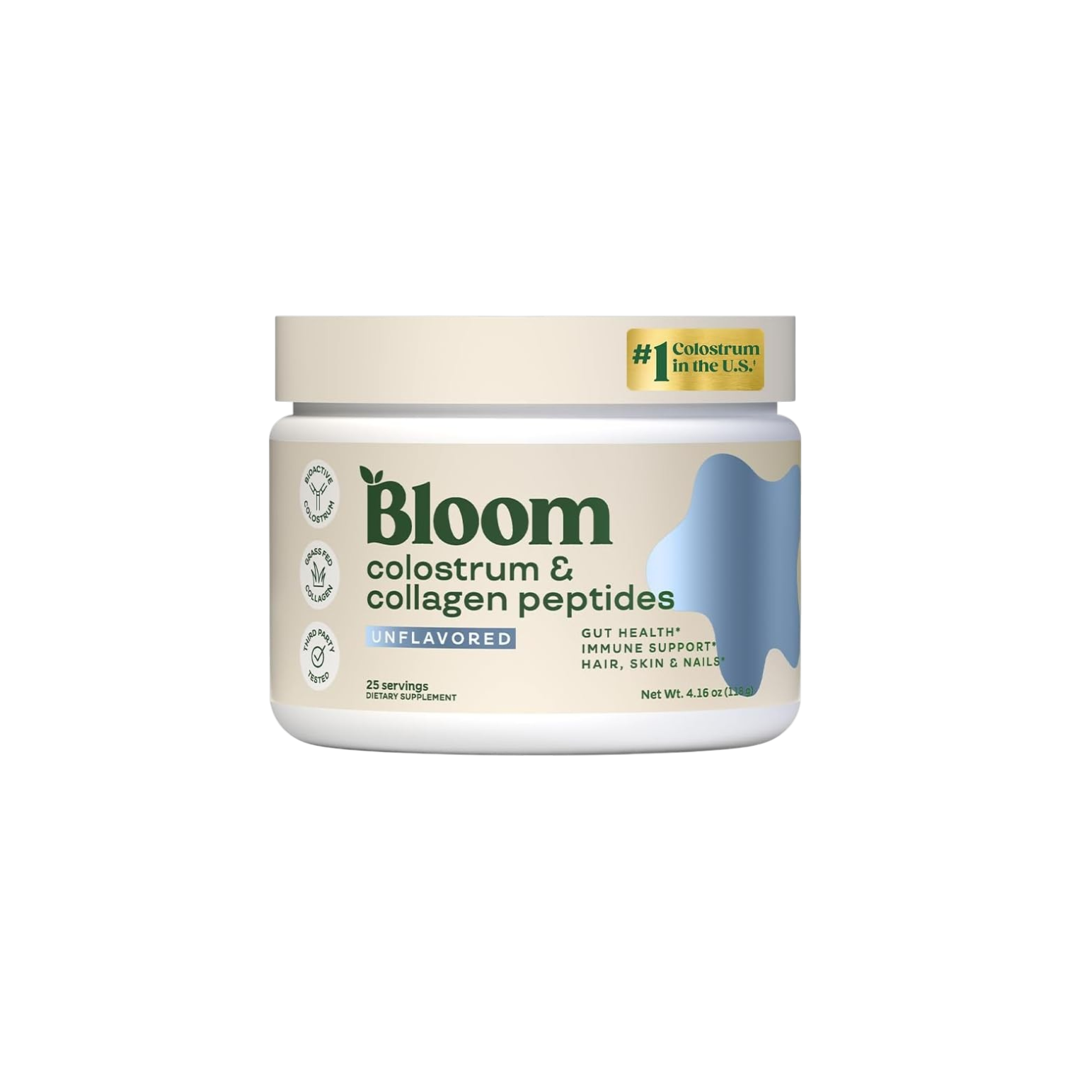 Bloom Nutrition Bovine Colostrum Powder
